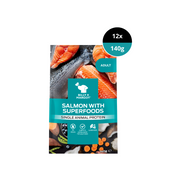 salmon grain free wet dog food pouches