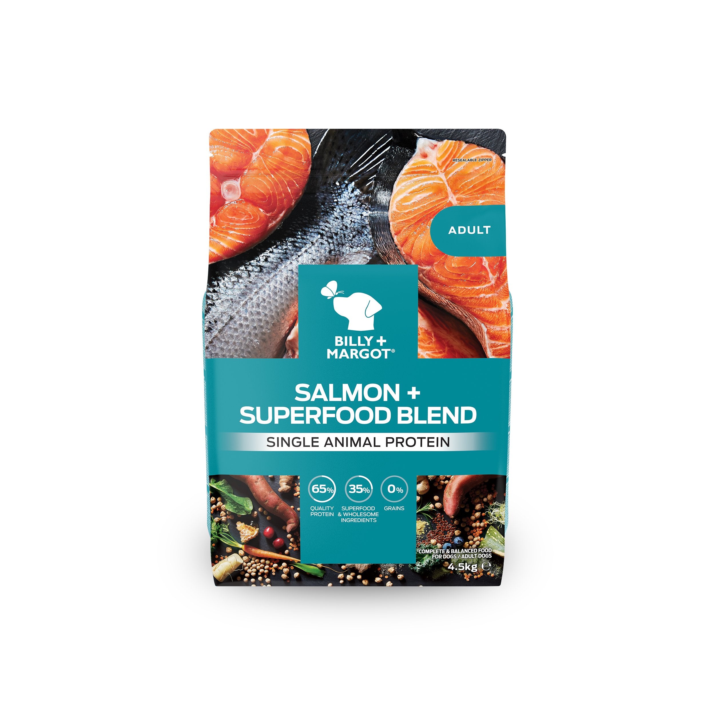salmon grain free dry dog food 