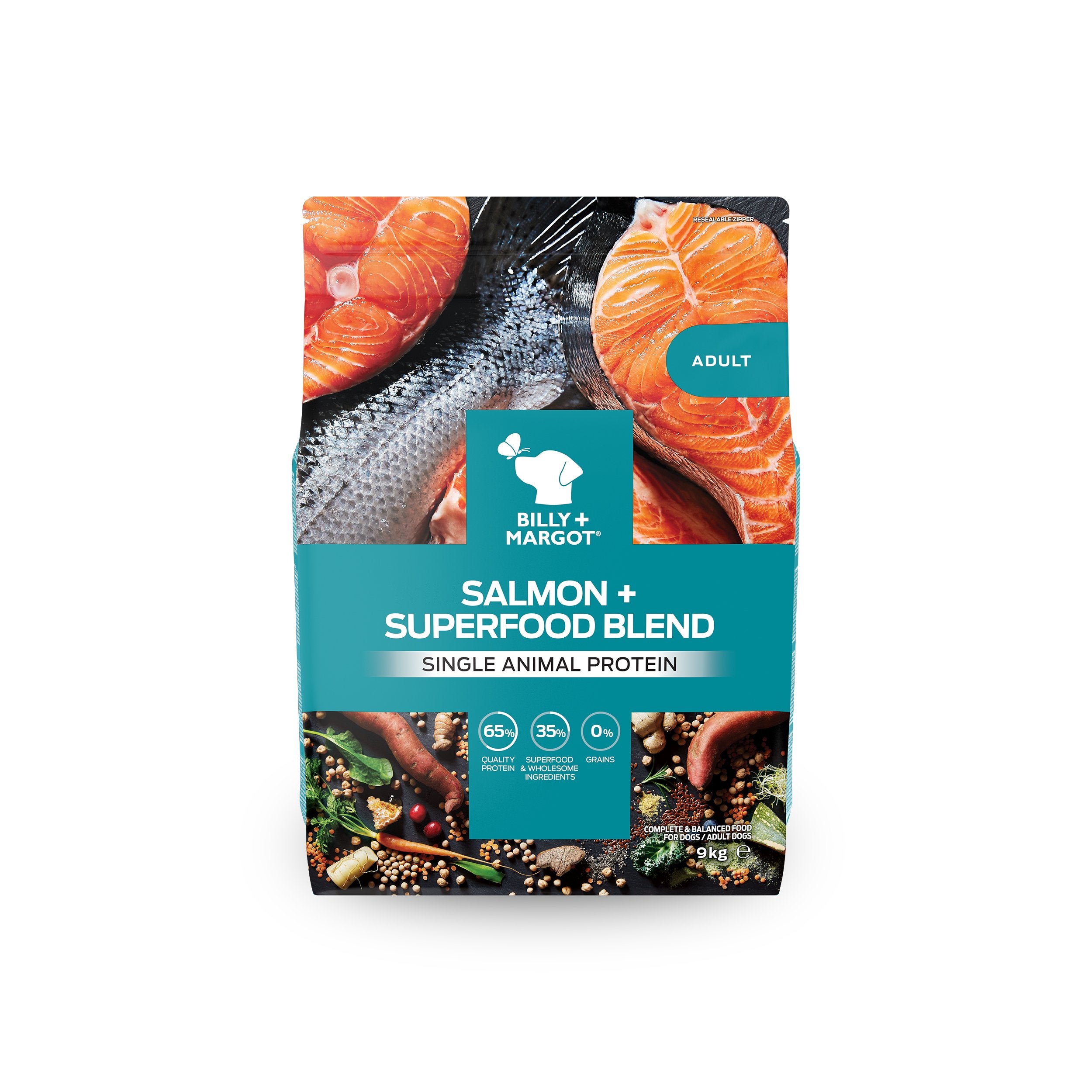 salmon grain free dry dog food 