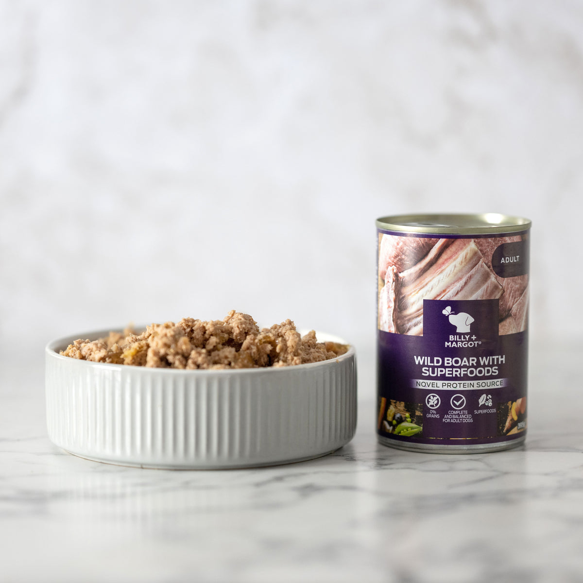 Wild Boar Canned Wet Dog Food Grain Free Billy + Margot